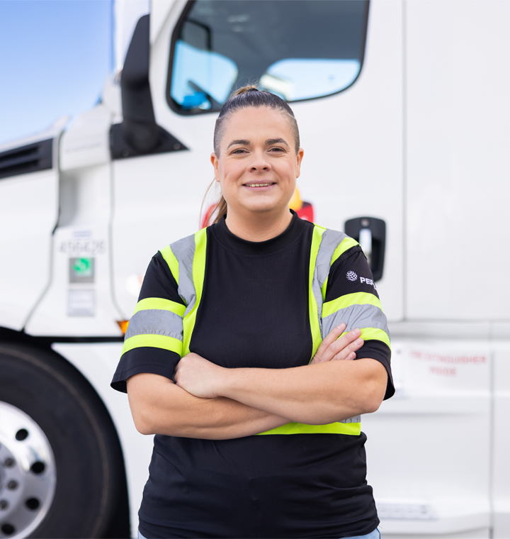 Maggie, chauffeuse longue distance, Lethbridge (Alberta)